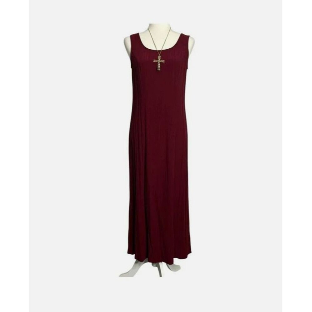 Vintage 90’s Burgundy maxi dress